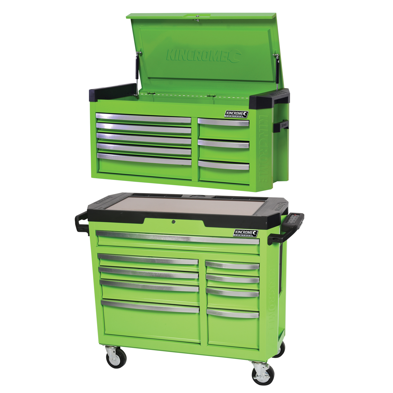 CONTOUR® Storage Combo 17 Drawer 42 Green - Kincrome Tools - Kincrome