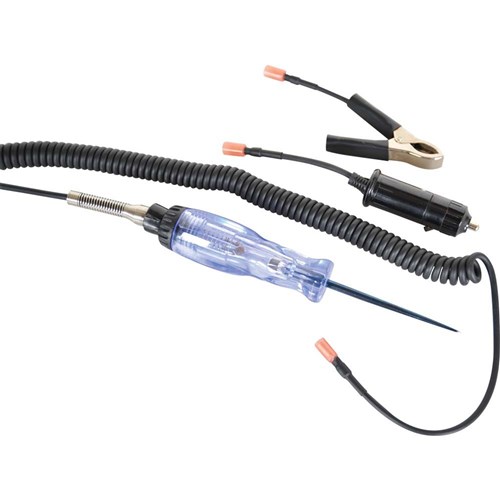 Heavy-Duty Circuit Tester with Grounding Adapters 