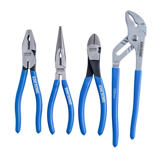 4 Piece Vinyl Grip Plier Set