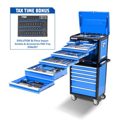 EVOLUTION Workshop Tool Kit 281 Piece 14 Drawer (26”)