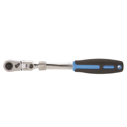 Telescopic Ratchet with Flex Head 1/4" Drive