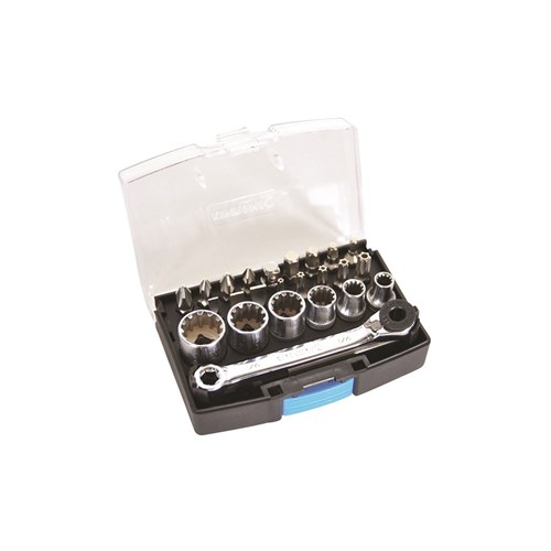 Gear Bit & Multi Socket Set 25 Piece Imperial & Metric