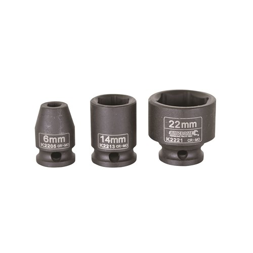 Impact Socket 6mm 3/8" Drive