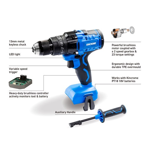 18V Brushless Hammer Drill