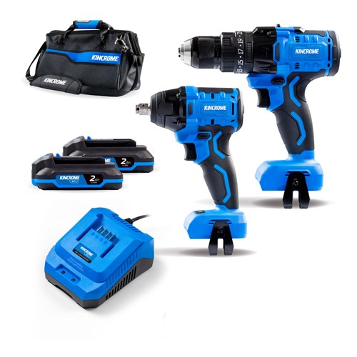 18V 2 Piece Brushless Drill & Wrench Combo