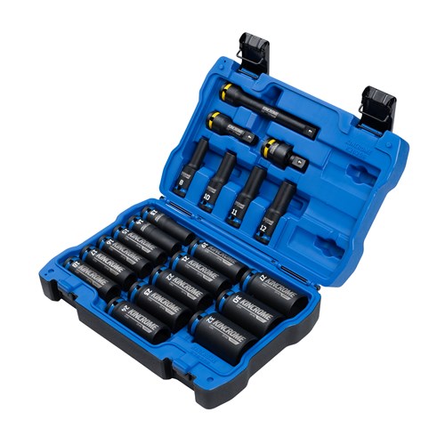 Deep Impact Socket Set 21 Piece 1/2" Drive - Metric