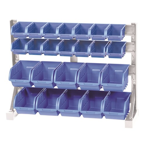 Storage Rack 24 Tub 4 Shelf