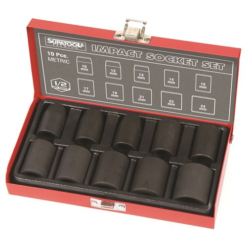 Impact Socket Set 10 Piece Metric