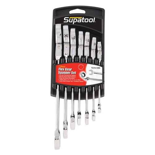 Flex Gear Spanner Set 7 Piece