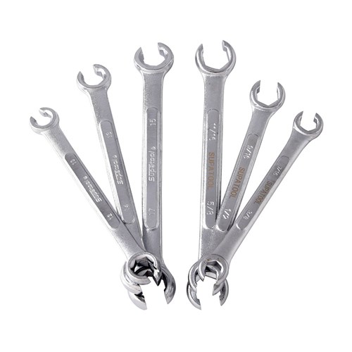 Flare Nut Spanner Set 6 Piece Imperial & Metric