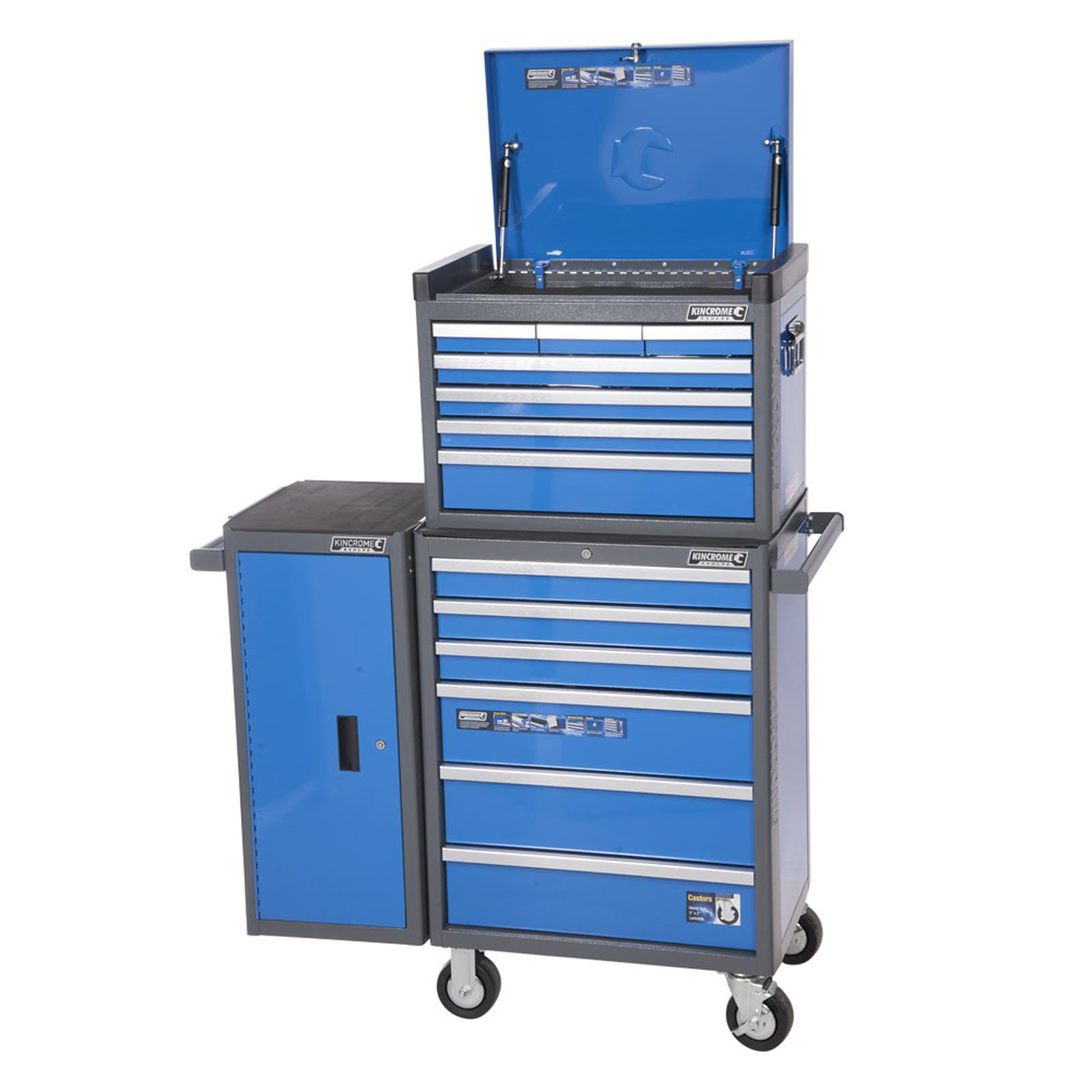 EVOLVE Chest & Trolley Combo 15 Drawer - Kincrome Tools - Kincrome