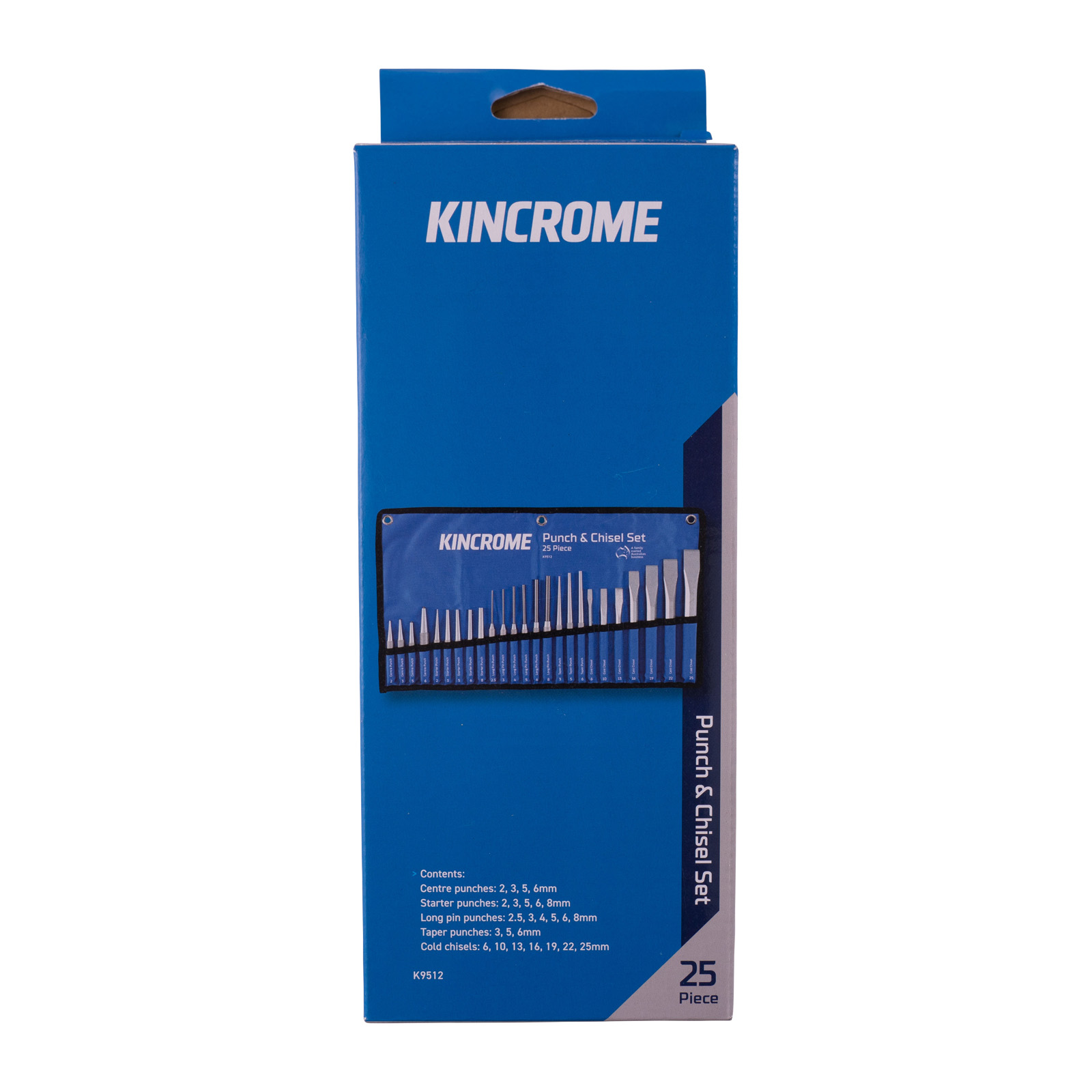 Punch & Chisel Set 25 Piece - Kincrome Tools - Kincrome